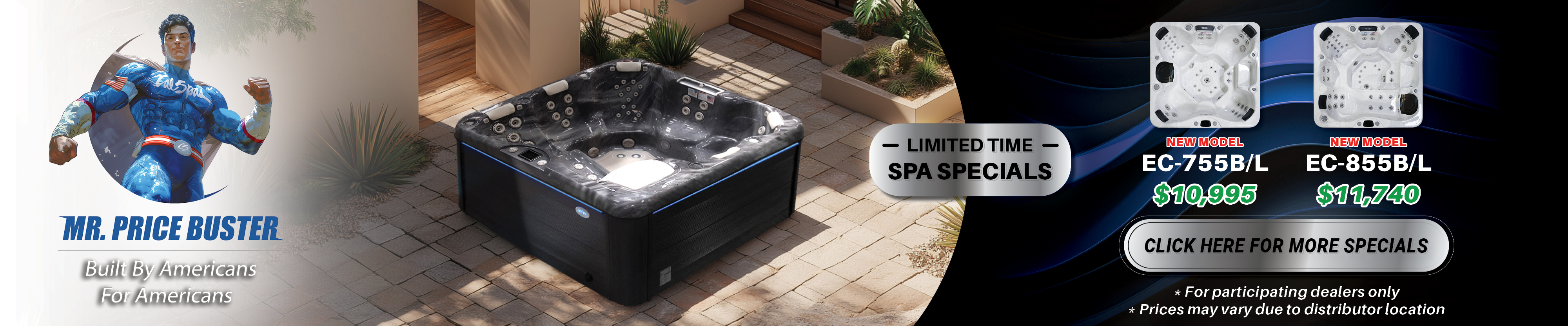 Calspas hot tub being used in a family setting - Mount Pleasant